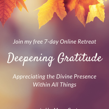 Deepening Gratitude